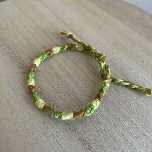 Laerke Bracelet, anklet, trendy, comfortable, tie, embroidery thread, woven, gif
